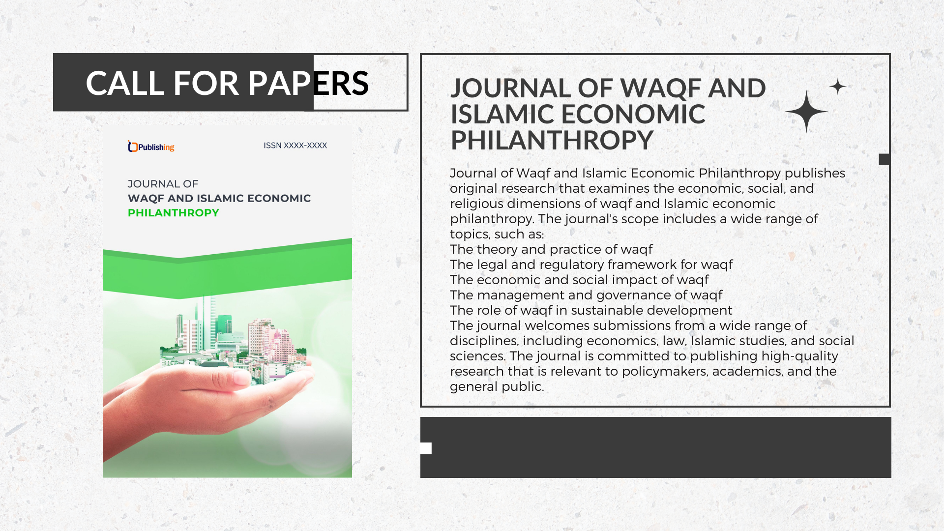 Journal of Waqf and Islamic Economic Philanthropy