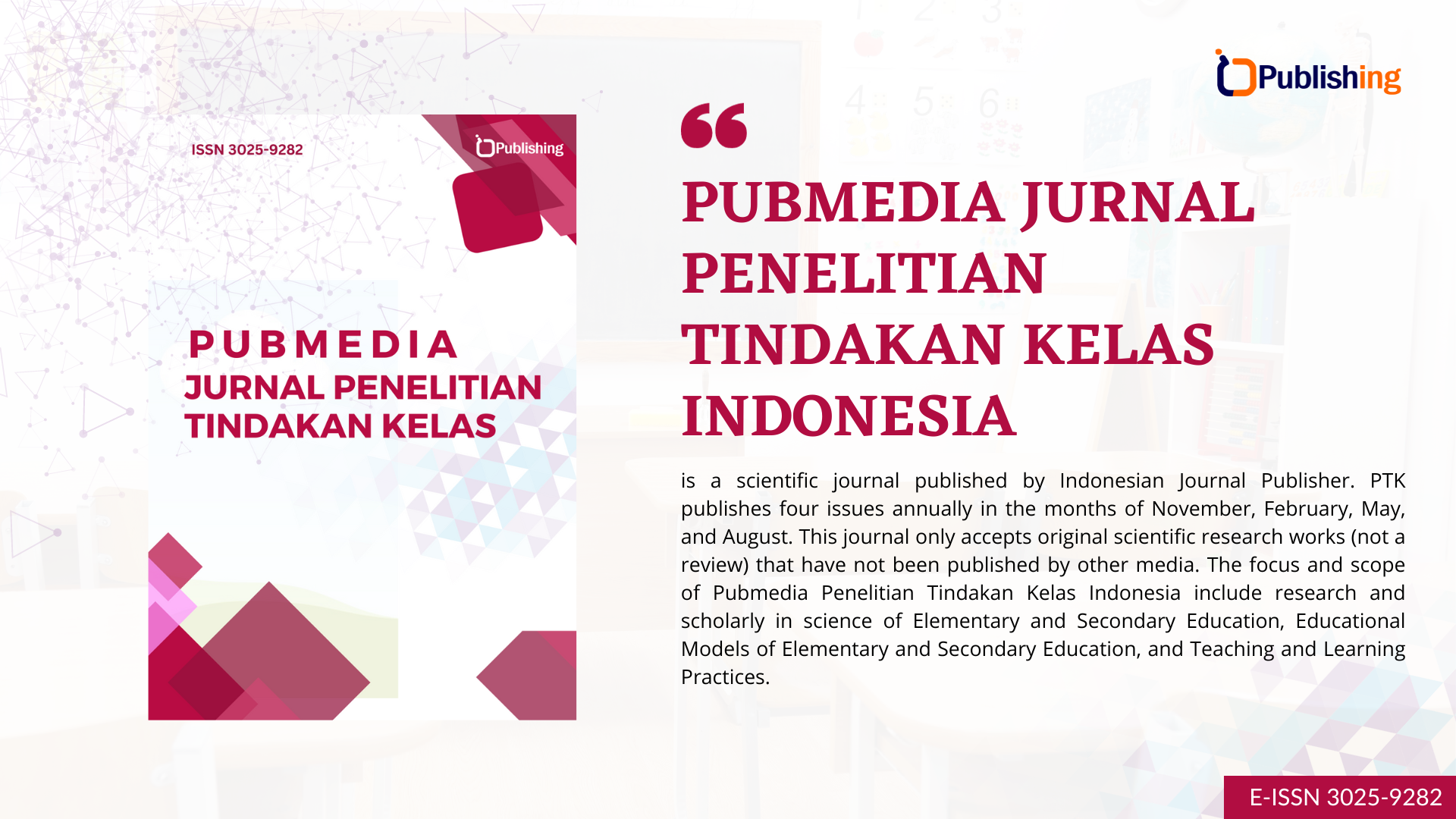 Jurnal Penelitian Tindakan Kelas Indonesia