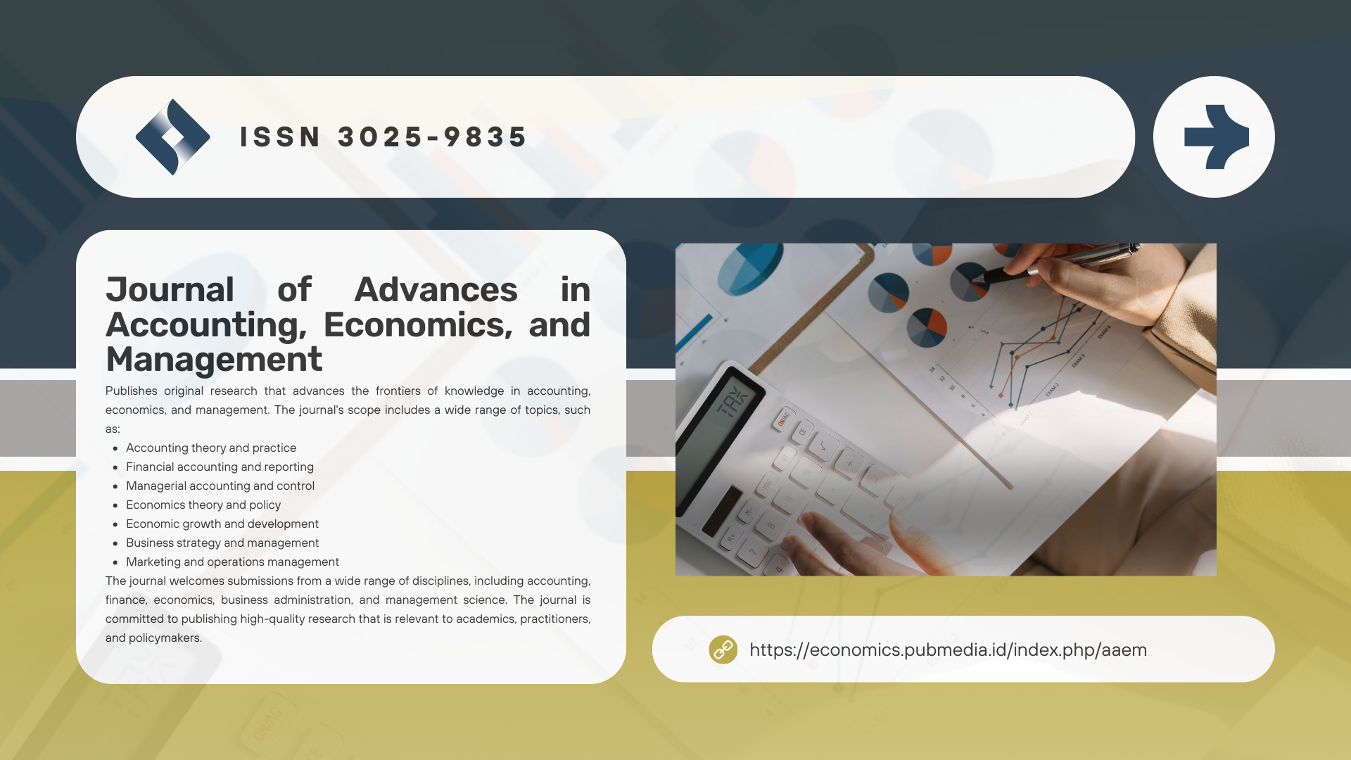 Journal of Advances in Accounting, Economics, and Management